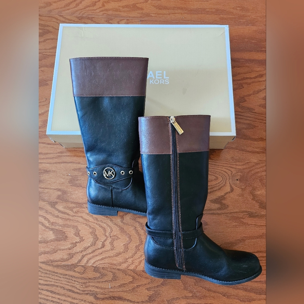 Girls Michael Kors Emma Derby Boots
